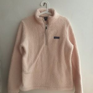 Women's Patagonia Creamy Pink Half-Zip Fleece
